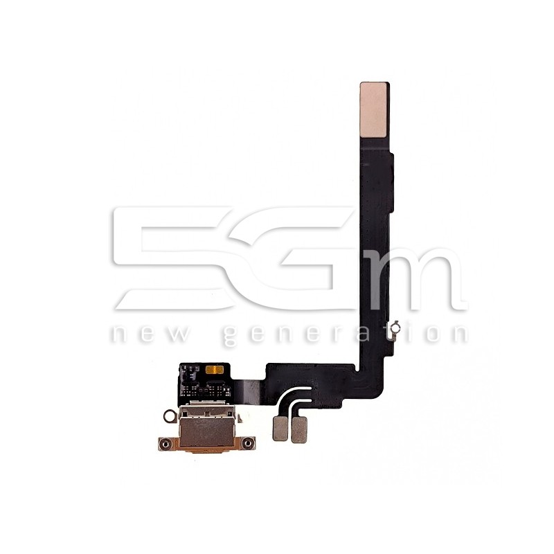 Charging Connector Desert Titanium Flex Cable iPhone 16 Pro Max (PULLED)