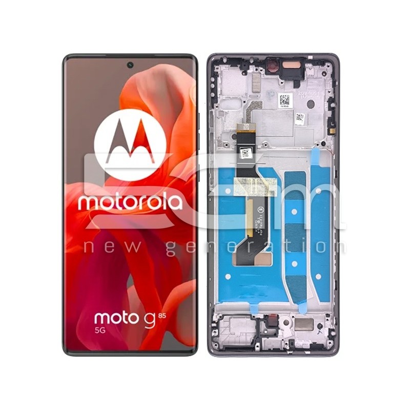 Display Touch + Frame Black Moto G85 Ori