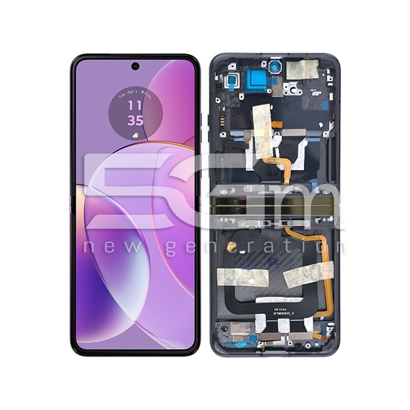 Display Touch + Frame Black Moto Razr 40 Ultra (PULLED)