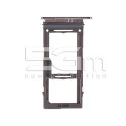 Sim Tray + MicroSD Tray Preto Samsung SM-G975 S10 Plus