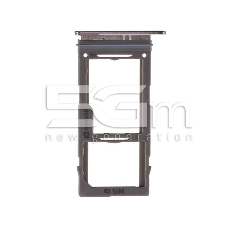 Sim Tray + MicroSD Tray Preto Samsung SM-G975 S10 Plus
