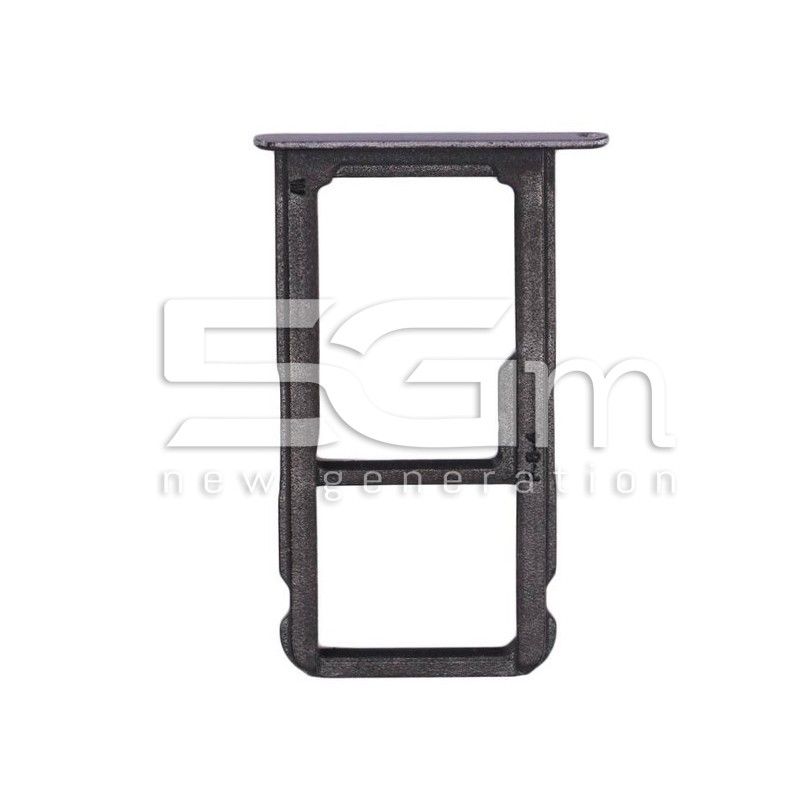 Sim Card + Micro SD Tray Black Huawei P10 Lite