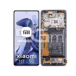 LCD + Frame Black +  Batteria Xiaomi Mi 11T  5G (PULLED)