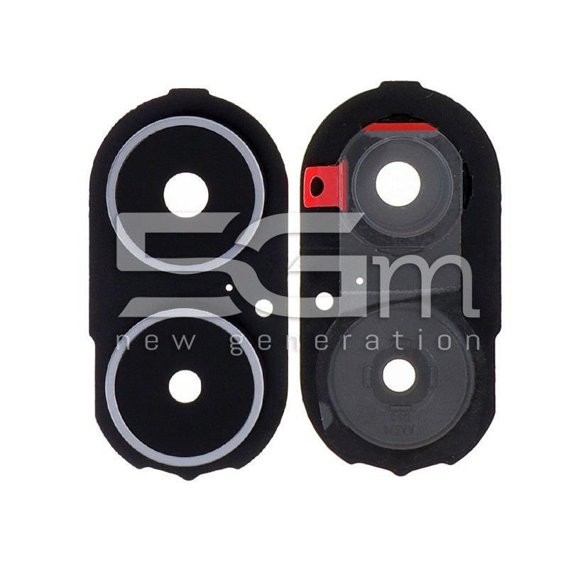 Rear Camera Lens + Frame Super Silver OnePlus Nord CE4 Lite