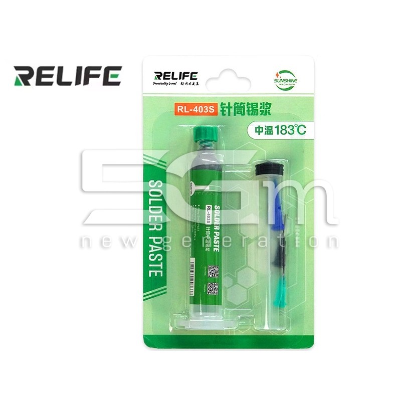ReLife RL-403S Soldering Paste 183° 10cc