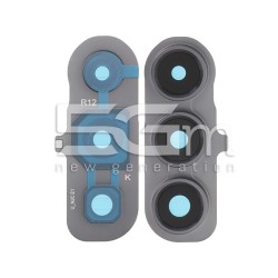 Rear Camera Lens + Frame Gray Samsung SM-S721 S24 FE