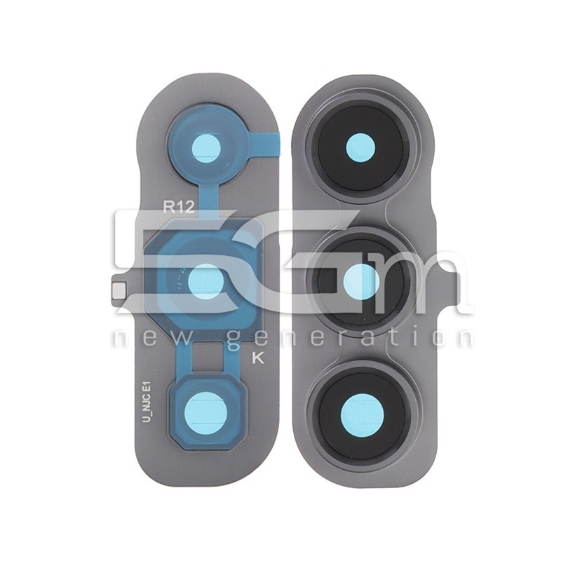 Rear Camera Lens + Frame Gray Samsung SM-S721 S24 FE