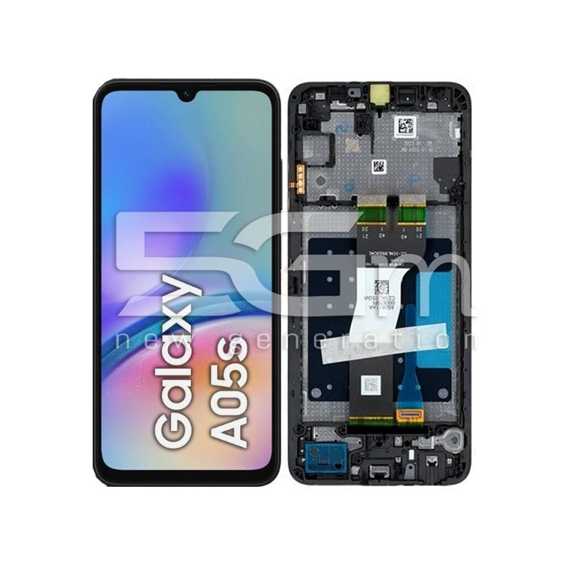 Display Touch + Frame Black Samsung SM-A057 A05s Ori