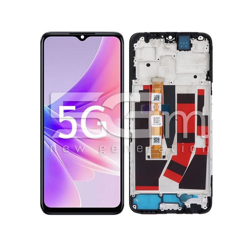 Display Touch + Frame Black OPPO A77 5G (IPS)