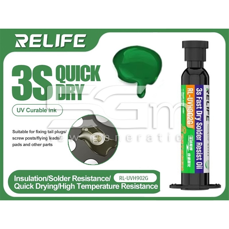 RELIFE RL- UVH902G UV Curing Paste 3 Second Green
