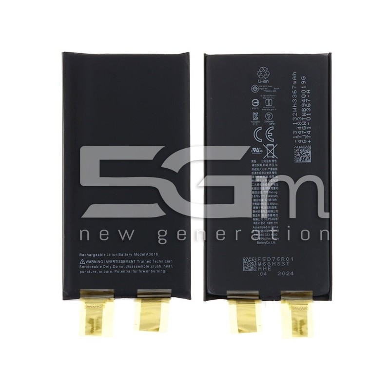 Battery 4383mAh iPhone 15 Plus No Board No Logo