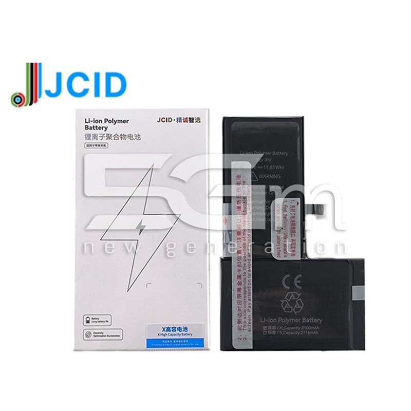 JCID Battery iPhone X High Capacity 3100mAh