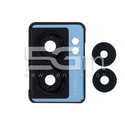 Rear Camera Lens + Frame Ocean Blue OPPO A77 5G