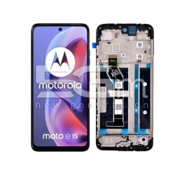 Display Touch + Frame Black Moto E15 Ori
