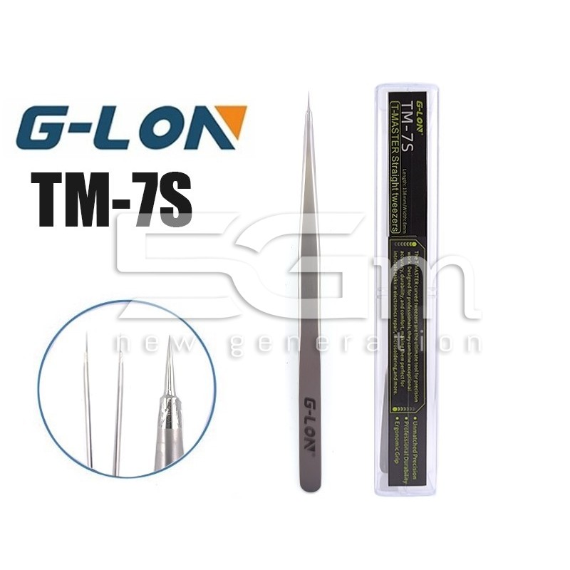 G-LON TM-7S T-Master Straight Tweezers