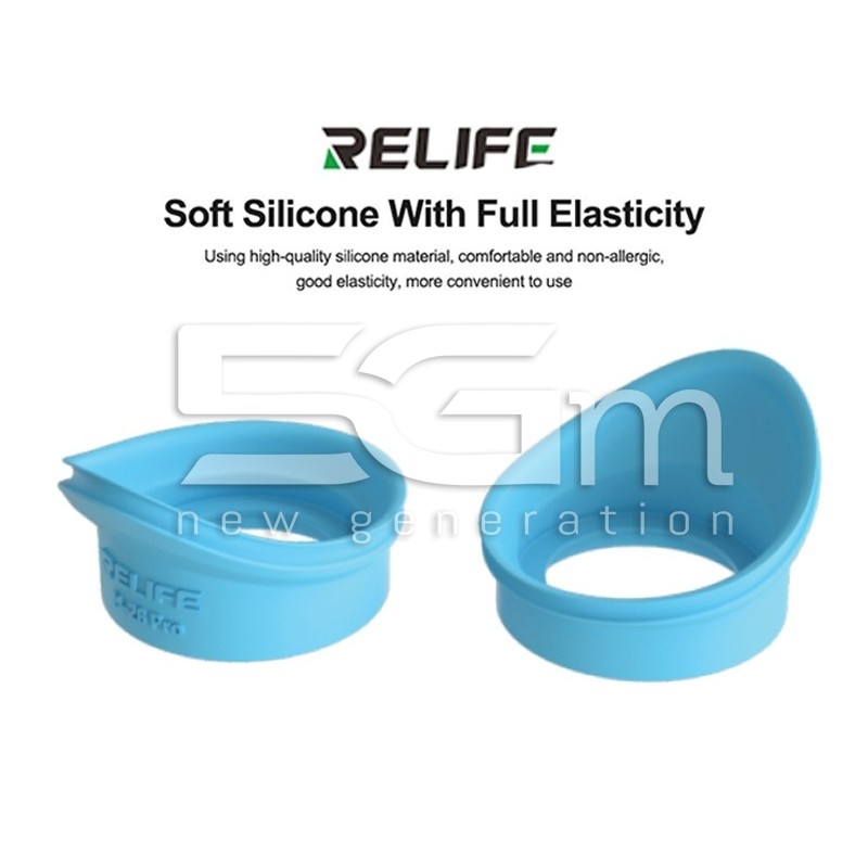 RELIFE M-26 Pro Pair of Ocular Rubbers Light Blue