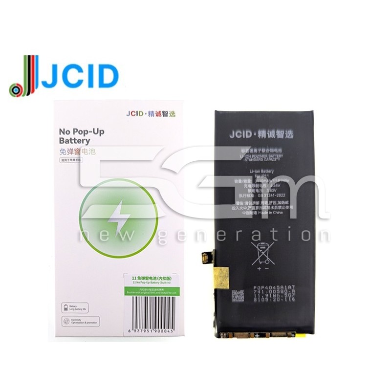 JCID Battery 3110 mAh iPhone 11 No POP-UP No Board