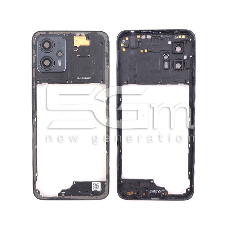 Middle Frame Matte Charcoal Moto G23 (PULLED)