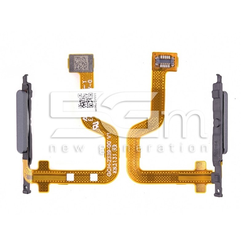 Fingerprint Flex Cable Matte Charcoal Moto G23