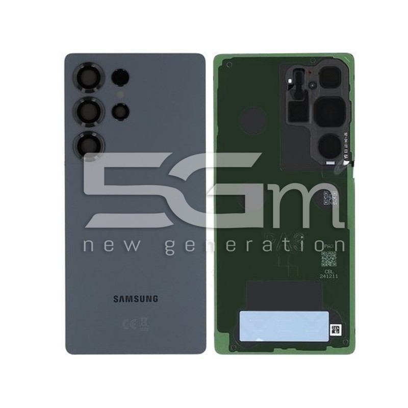 Rear Cover Titanium Black Samsung SM-S938 S25 Ultra Ori