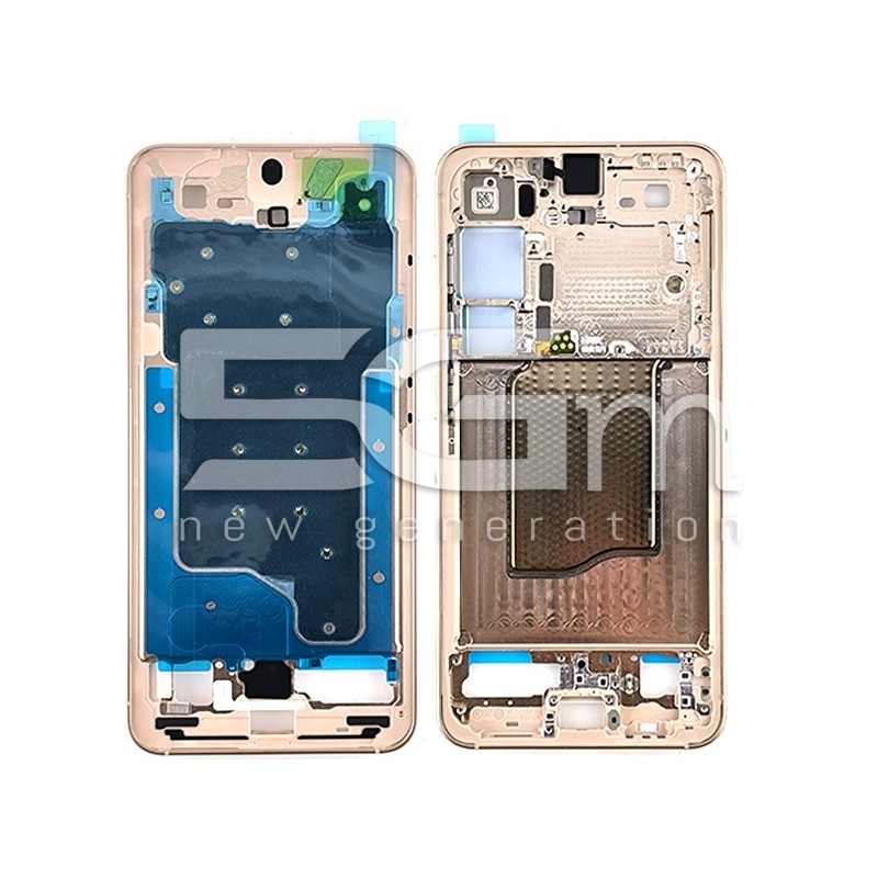 Middle Frame Pink Gold Samsung SM-S931 S25 Ori