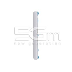 External Volume Button Polar Silver Xiaomi Redmi 12 4G