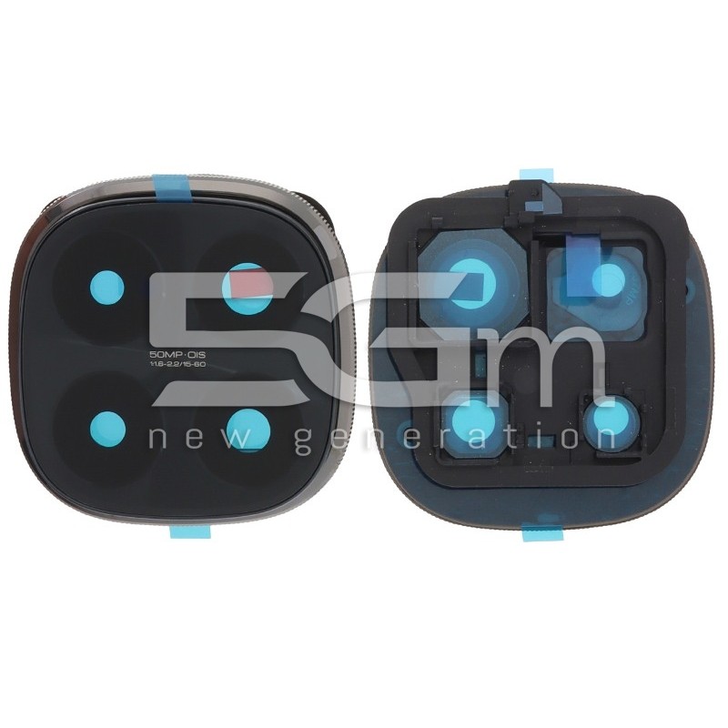 Vetrino + Frame Nero Camera Posteriore Xiaomi Redmi Note 14 Pro+ 5G