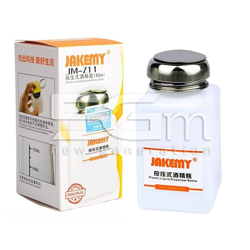 Jakemy JM-Z11 Contenitore Liquido A Pompa 180 Ml Esd