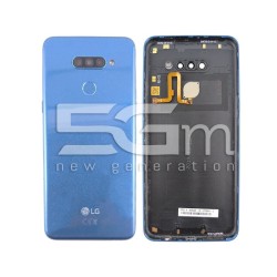 Retro Cover Blu + Fingerprint LG K50S (PULLED)