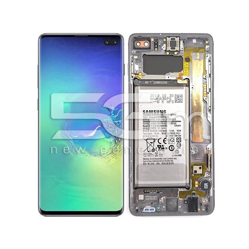 Display Touch + Frame Black Samsung SM-G975F S10 Plus (PULLED)