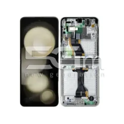 Display Touch + Frame Cream Samsung SM-F731 Flip 5 Ori