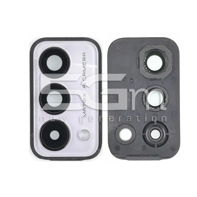 Vetrino Camera Posteriore + Frame Bianco Realme GT Master Edition