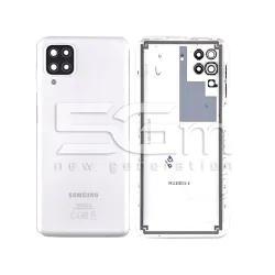 Rear Cover + Camera Lens White Samsung SM-A127 A12 (Pulled)