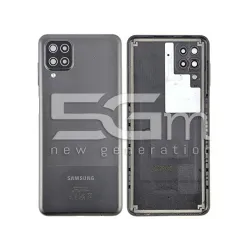 Rear Cover + Camera Lens Black Samsung SM-A127 A12 (Pulled)
