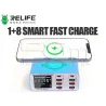 RELIFE RL-304S DIGITAL DISPLAY 8 Port Fast Charger