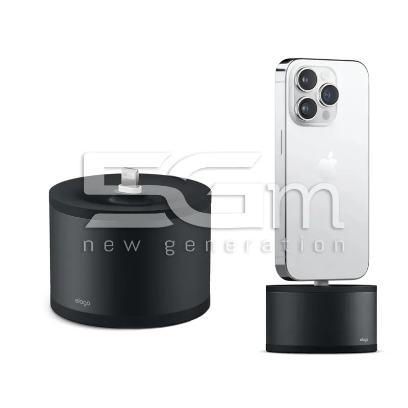 ELAGO Lightning Charging Station Aluminum Black