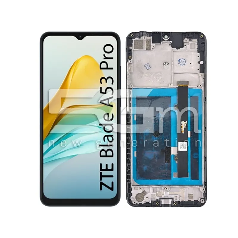 Display Touch + Frame Nero ZTE Blade A53 Pro (IPS)
