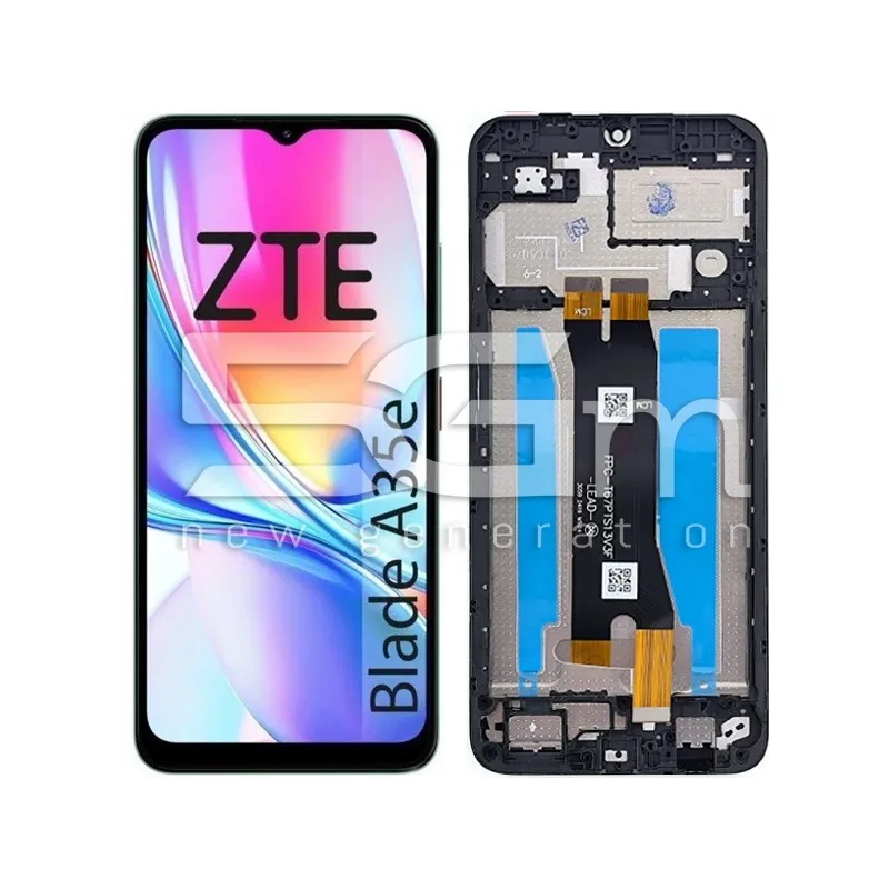 Display Touch + Frame Black ZTE Blade A35E (IPS)