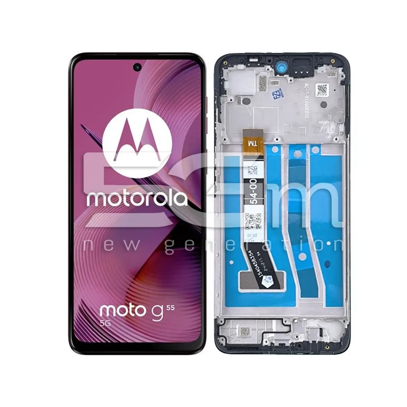 Display Touch + Frame Nero Moto G55 5G (IPS)