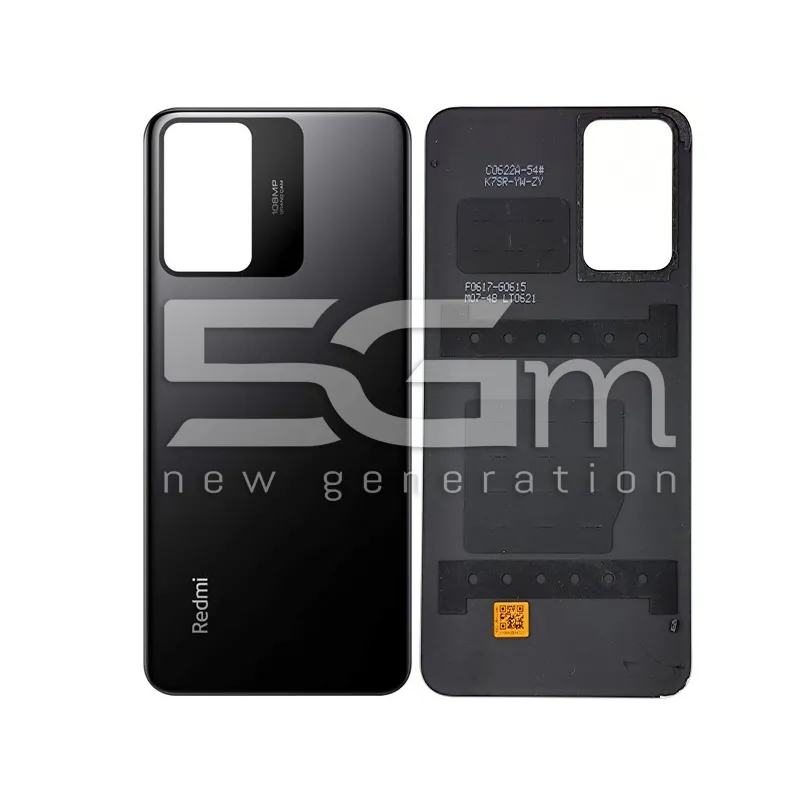 Rear Cover Onyx Black Xiaomi Redmi Note 12S (PULLED)