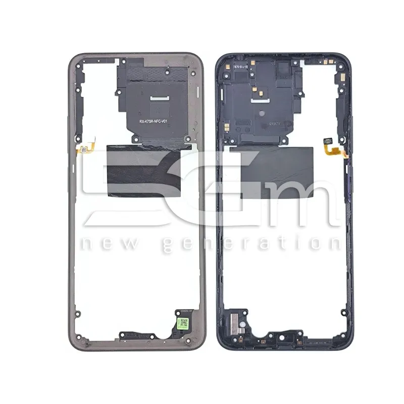 Middle Frame + NFC + Fingerprint Graphite Grey Xiaomi Redmi Note 12s (PULLED)