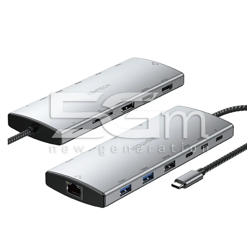 HUB 11 in 1 Type C - USB - RJ45