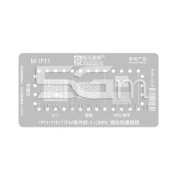 AMOE M-IP11 0.12MM Stencil iPhone 11 - 11P - 11PM