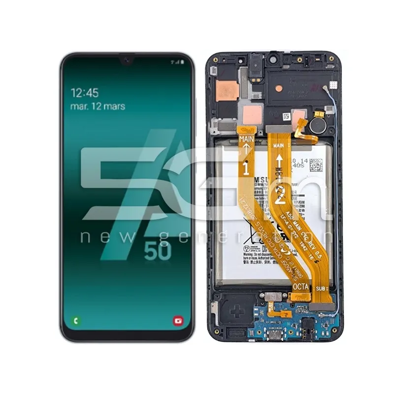 LCD + Battery + Frame Samsung SM-A505 A50 (PULLED)