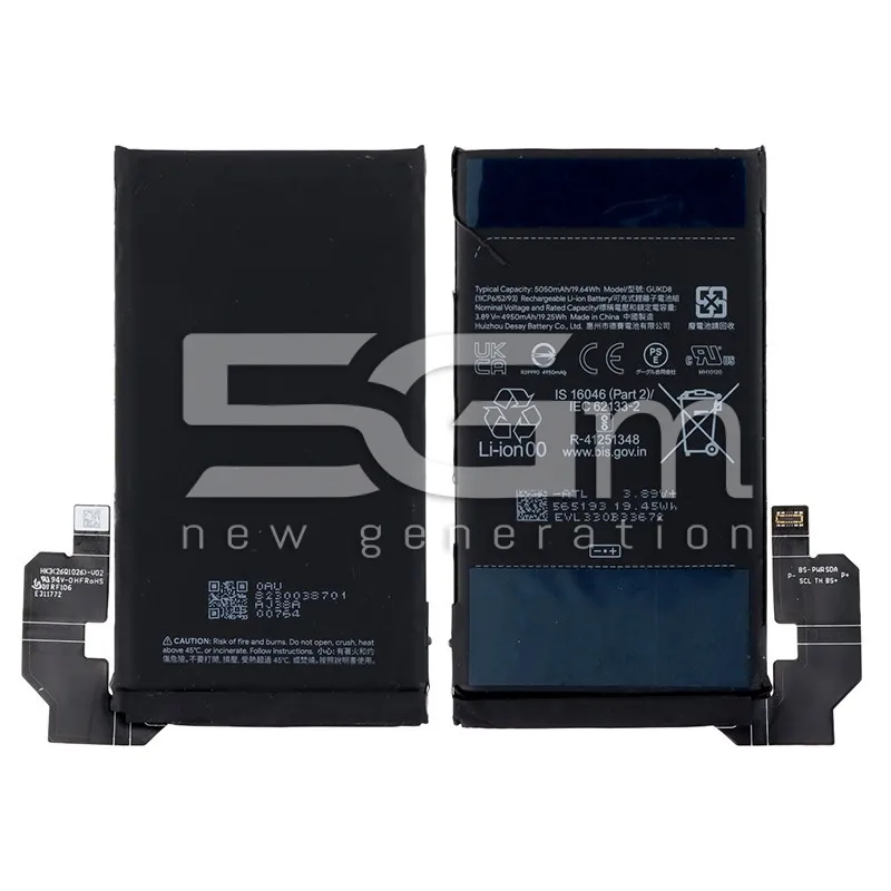 Batteria GUKD8 5050mAh Google Pixel 8 Pro NO LOGO