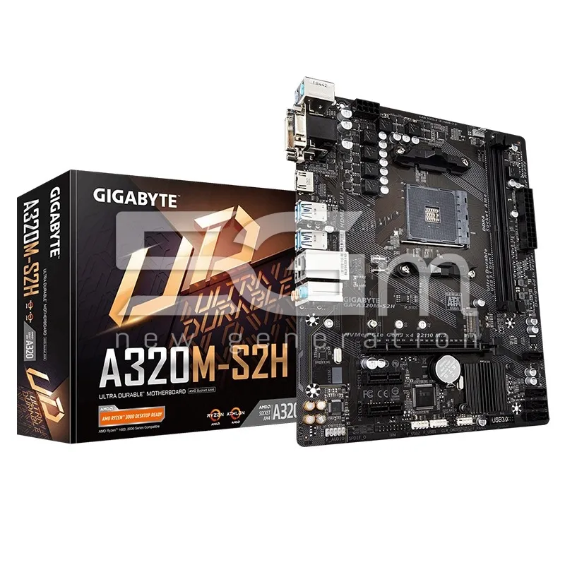 GIGABYTE Motherboard GA-A320M-S2H (rev. 3.x)