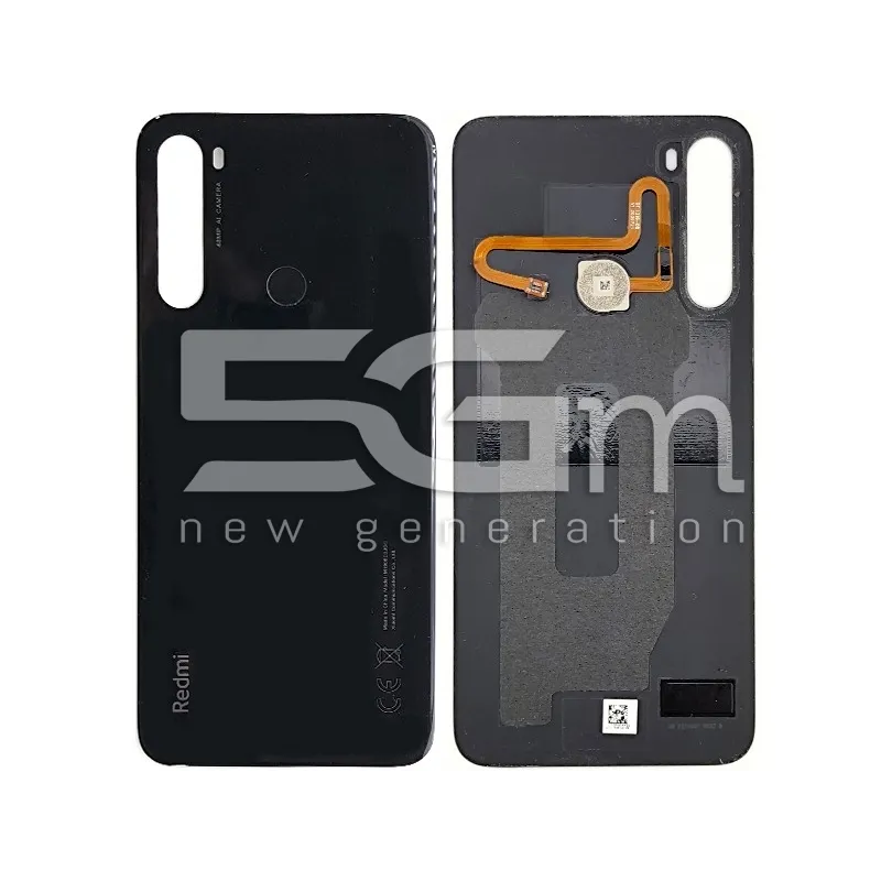 Rear Cover Black + Fingerprint Xiaomi Redmi Note 8 2021 (PULLED)