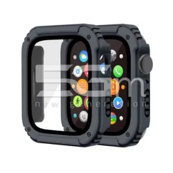 Case Dark Grey With Tempered Glass Apple Watch SE - 4 - 5 - 6 (40mm)