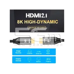 Cable HDMI 2.1 8K 120Hz HD Lenght 2m