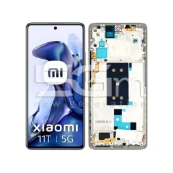 Display Touch + Frame Silver Xiaomi 11T 5G (Ori)